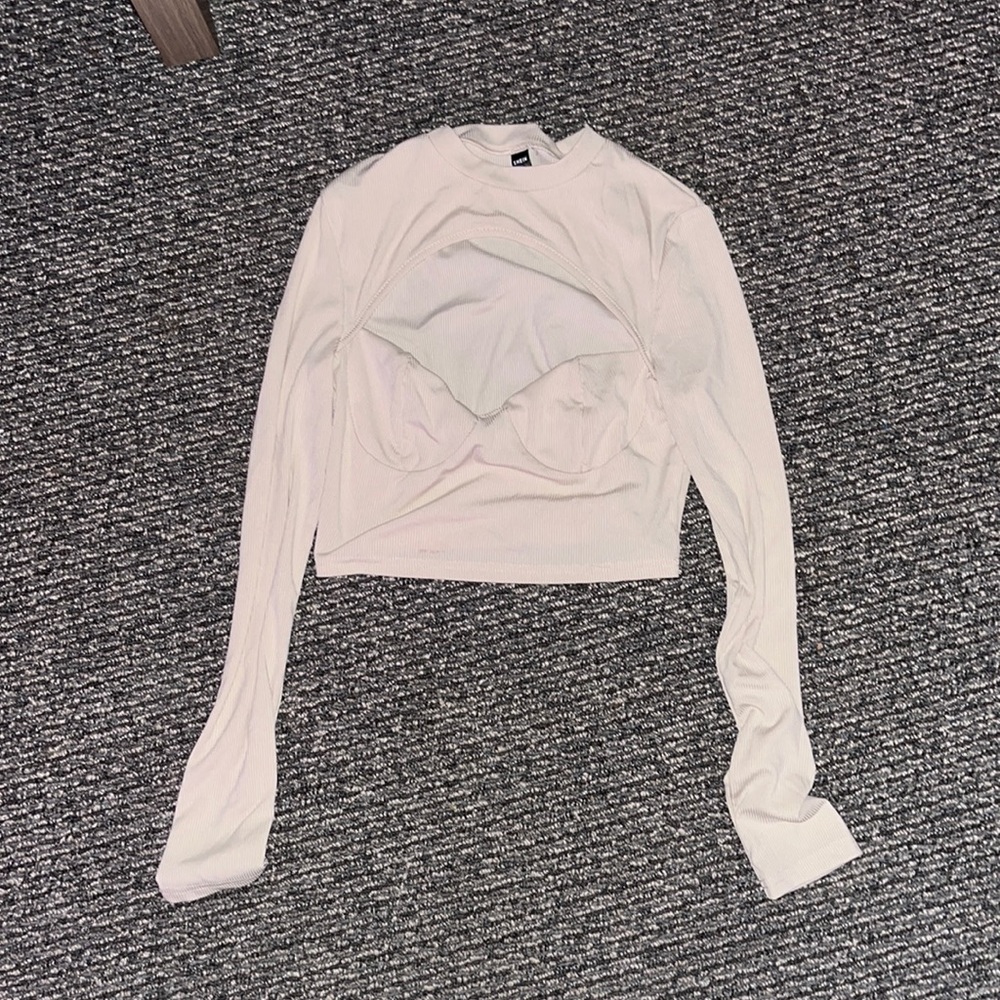 Tan crop top
